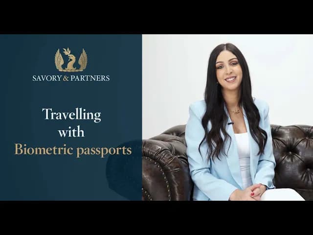 A guide to traveling with biometric passports, including tips and requirements, provided by Savory & Partners.