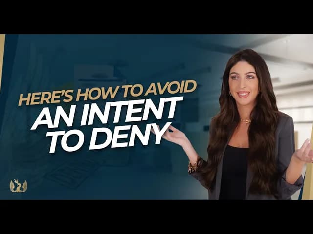 An explanation of the term "Intent to Deny" in the context of second passport applications.