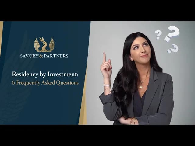 Answers to six common questions about residency by investment programs.